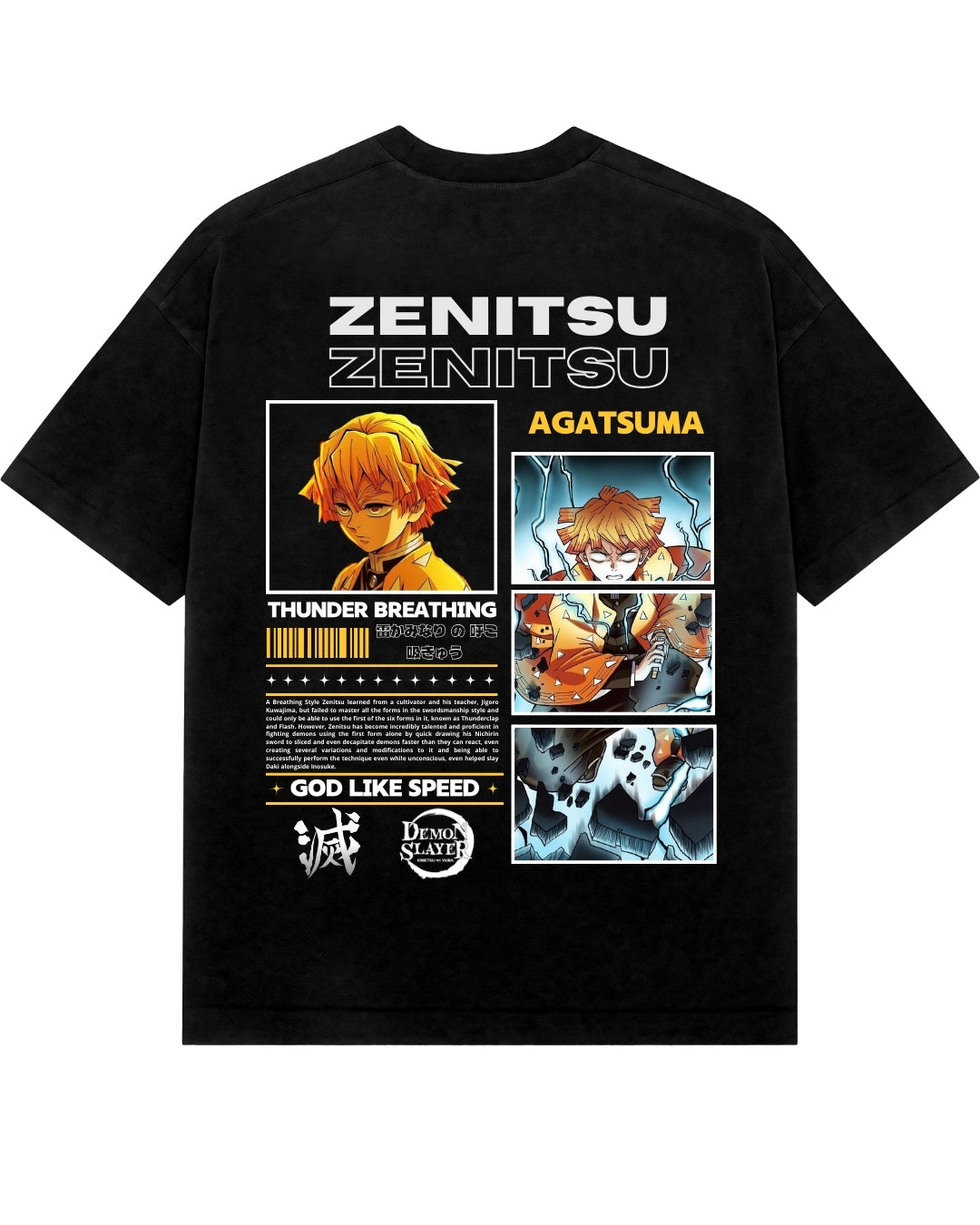 Playera Demon Slayer Zenitsu Agatsuma