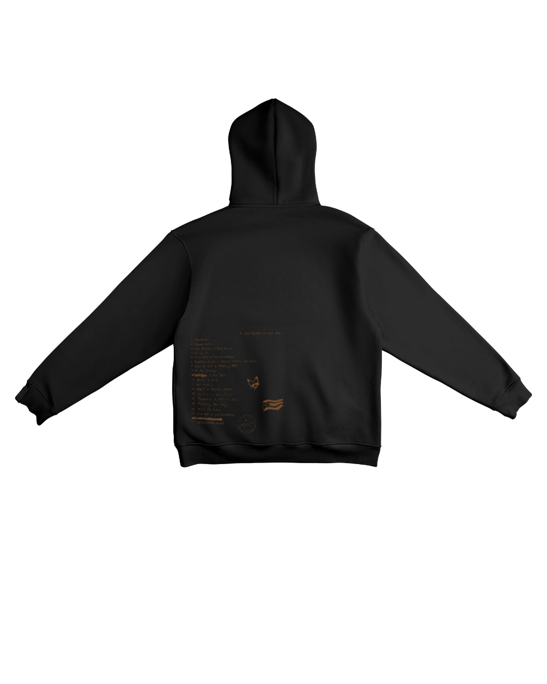 Hoodie Rauw Alejandro Cosa Nuestra Tracklist World Tour Mod1