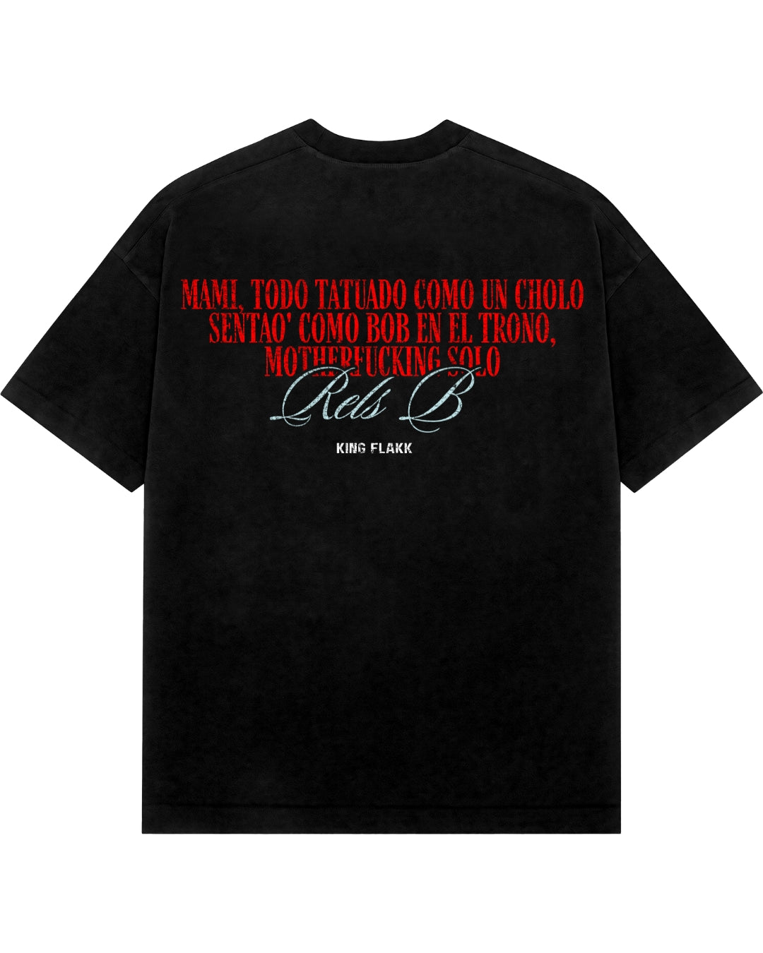 Playera Rels B King Flakk Letra A New Star Tour