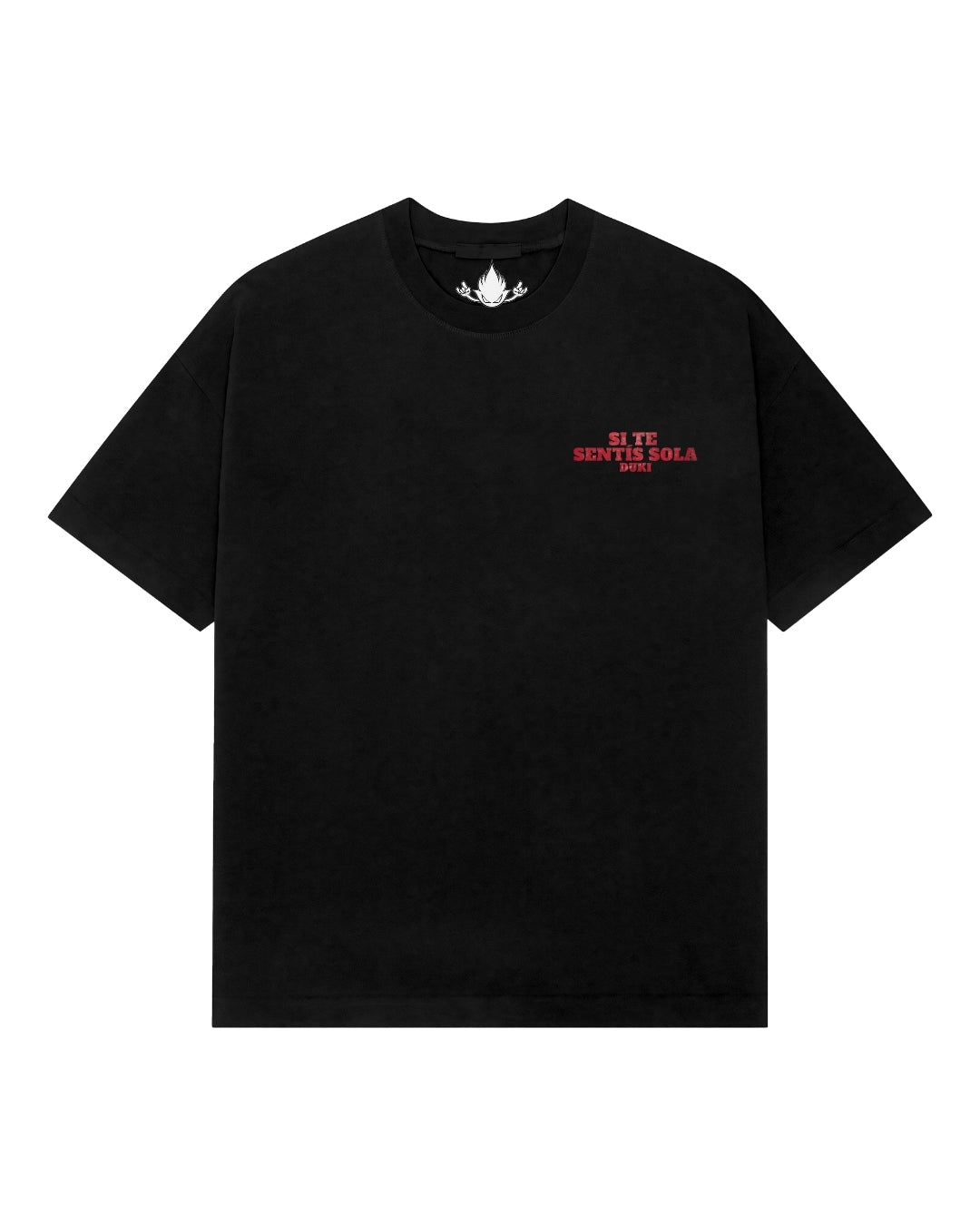 Playera Duki Ameri Tour Modelo 14 Si Te Sentis Sola Letra