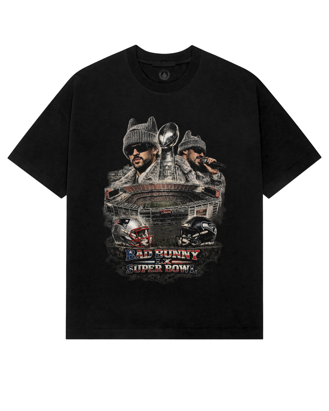 Playera Bad Bunny Super Tazon NFL Levi´s Stadium
