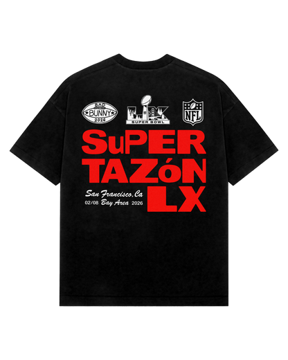 Playera Bad Bunny Super Tazon Sillas NFL