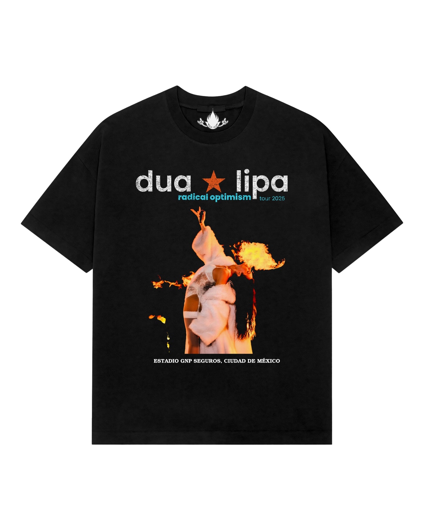 Playera Dua Lipa Radical Optimism Tour Latam Mx 2 2025