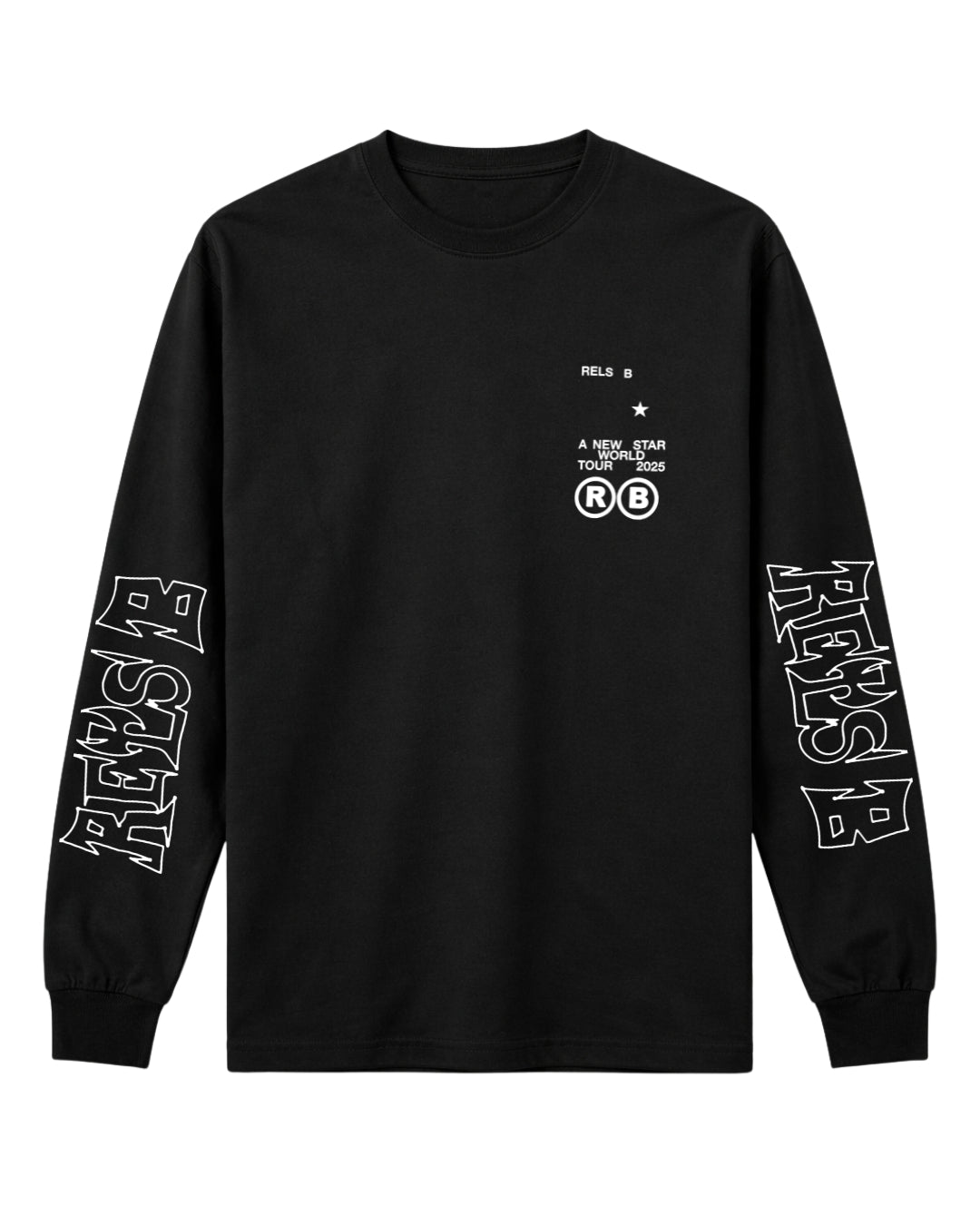 Playera Rels b a A New Star Tour Manga larga