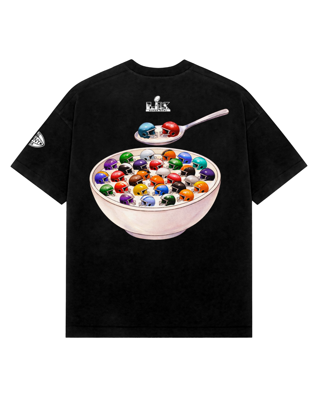 Playera Bad Bunny Super Tazon NFL