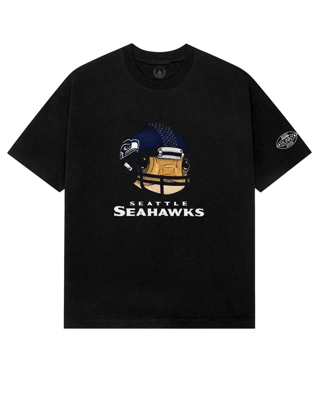 Playera Bad Bunny Super Tazon NFL Concho Seahawks
