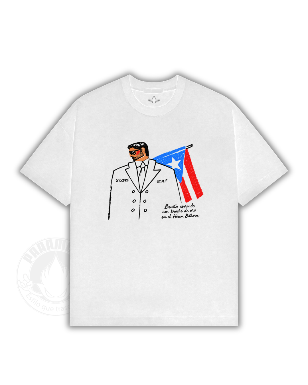 Playera Bad Bunny DTMF Benito Cerrando en PR