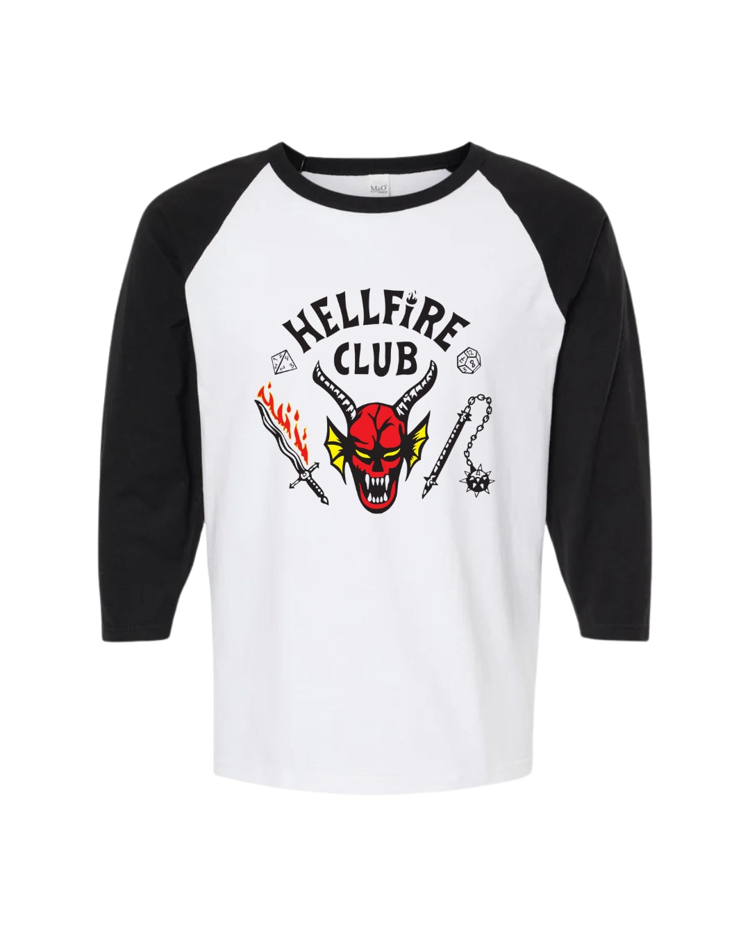 Playera Manga Ranglan Stranger Things HellFire Club