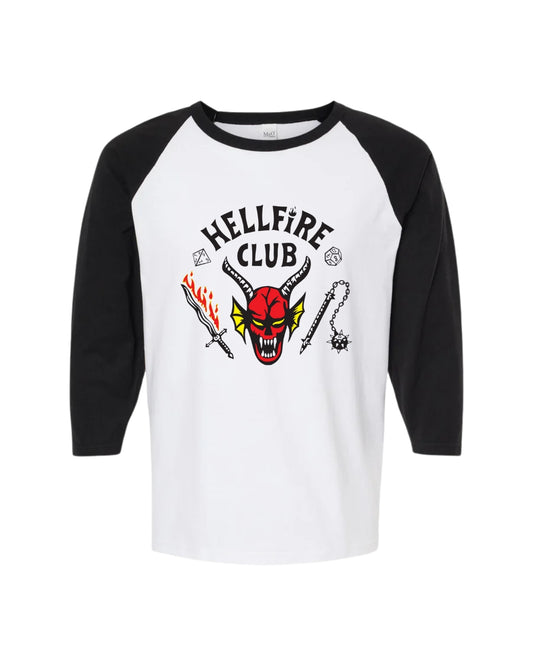 Playera Manga Ranglan Stranger Things HellFire Club