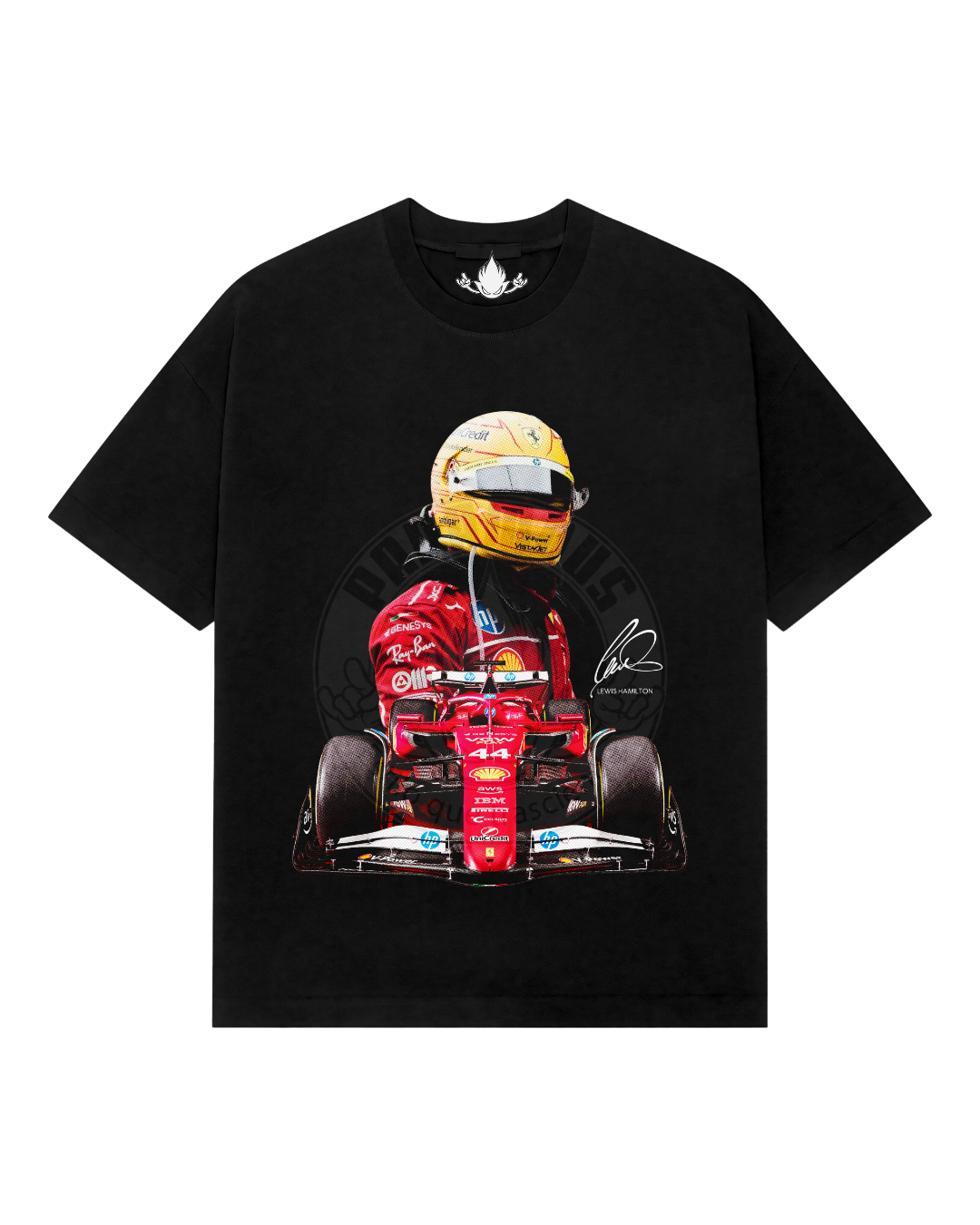 Playera Formula 1 	Lewis Hamilton Ferrari