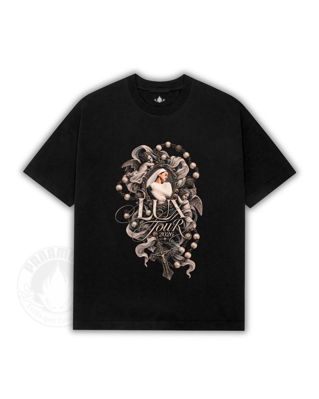 Playera Rosalía Lux World Tour 2026 Blessed Mod06