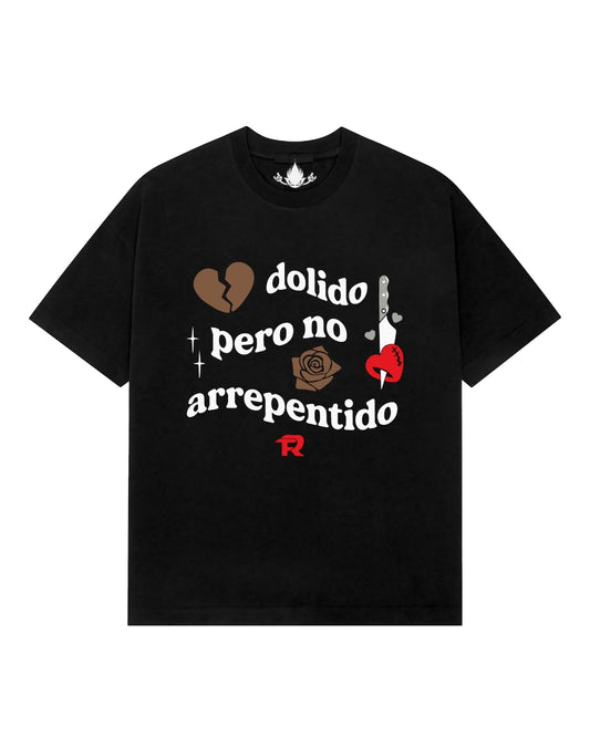 Playera Fuerza Regida Modelo 10 Dolido Pero No Arrepentido