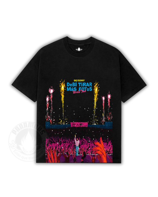 Playera Bad Bunny DTMF PR Concierto cerrando gira