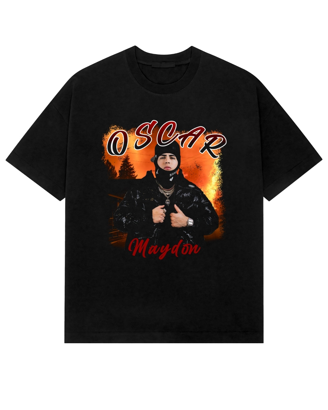 Playera Oscar Maydon Modelo 2 Rico O Muerto Tour