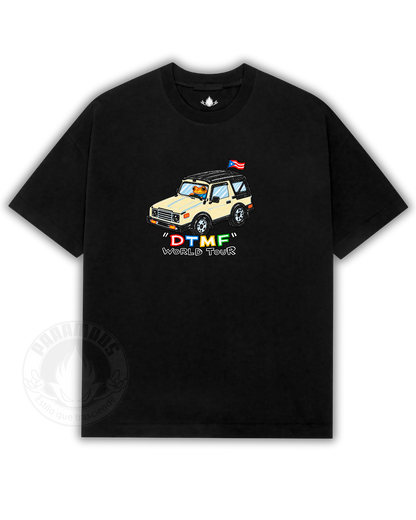 Playera Bad Bunny DTMF Fechas Tour completo