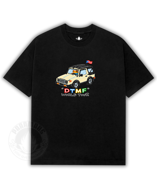 Playera Bad Bunny DTMF Fechas Tour completo
