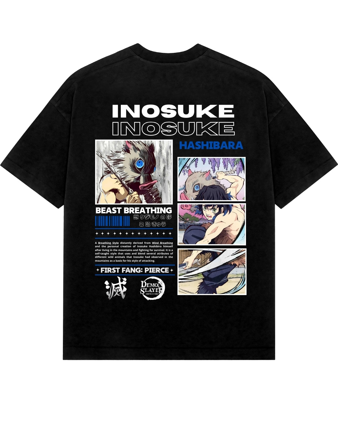 Playera Demon Slayer Inosuke Hashibara