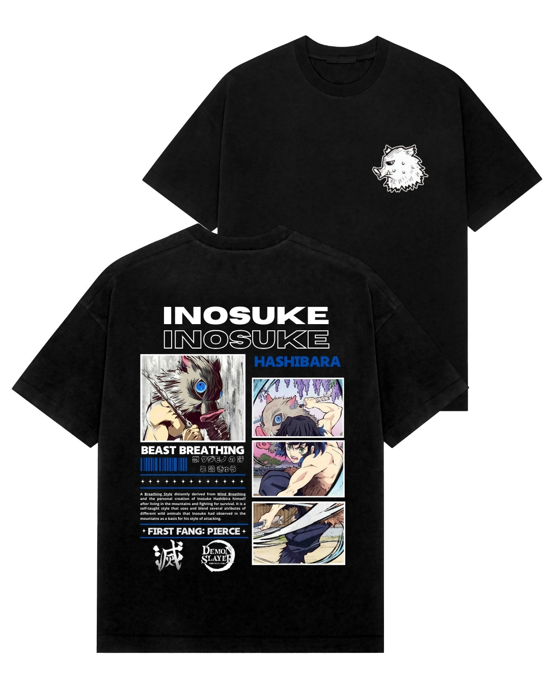 Playera Demon Slayer Inosuke Hashibara