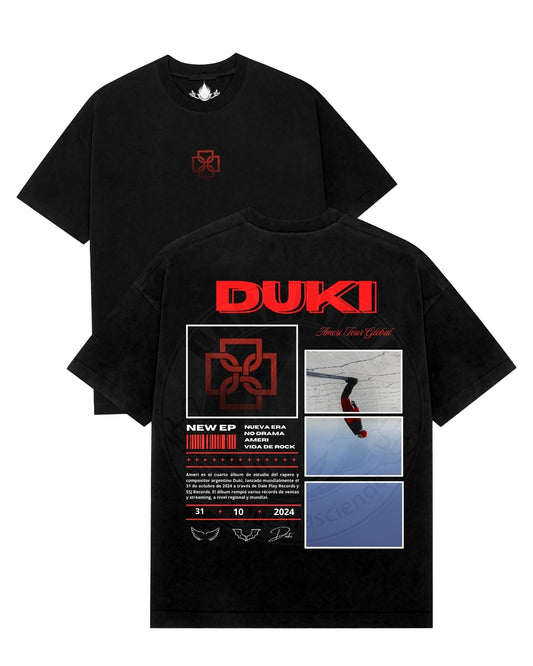 Playera Duki Ameri Tour Global Modelo 17 Ameri Collage
