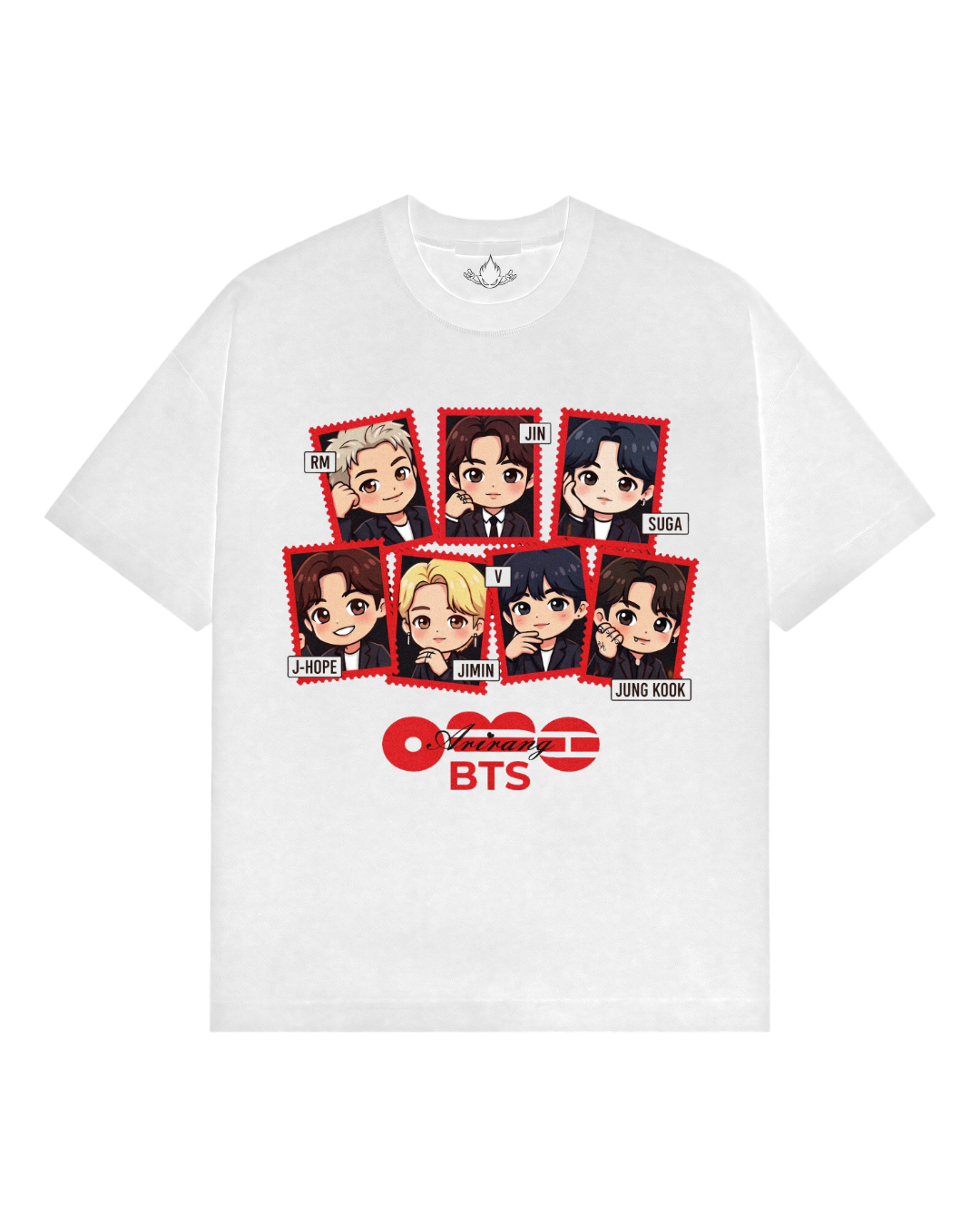 Playera BTS World Tour Arirang 2026 Mod 15