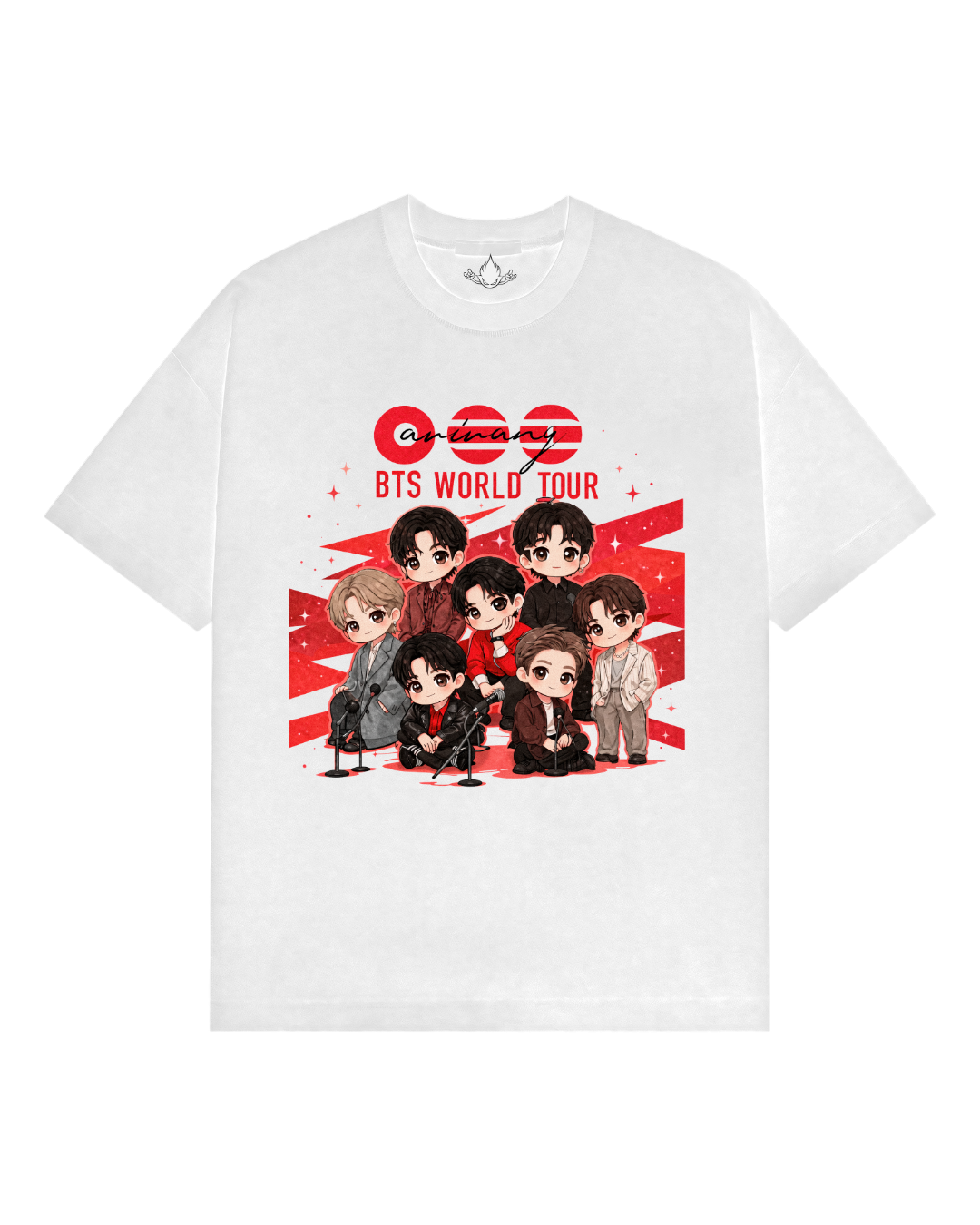 Playera BTS World Tour Arirang 2026 Mod 16