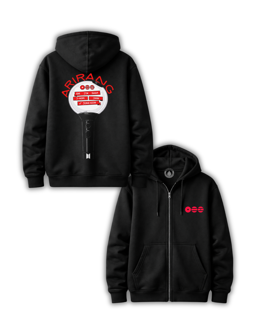 Hoodie Cremallera BTS World Tour Arirang 2026 Mod 17
