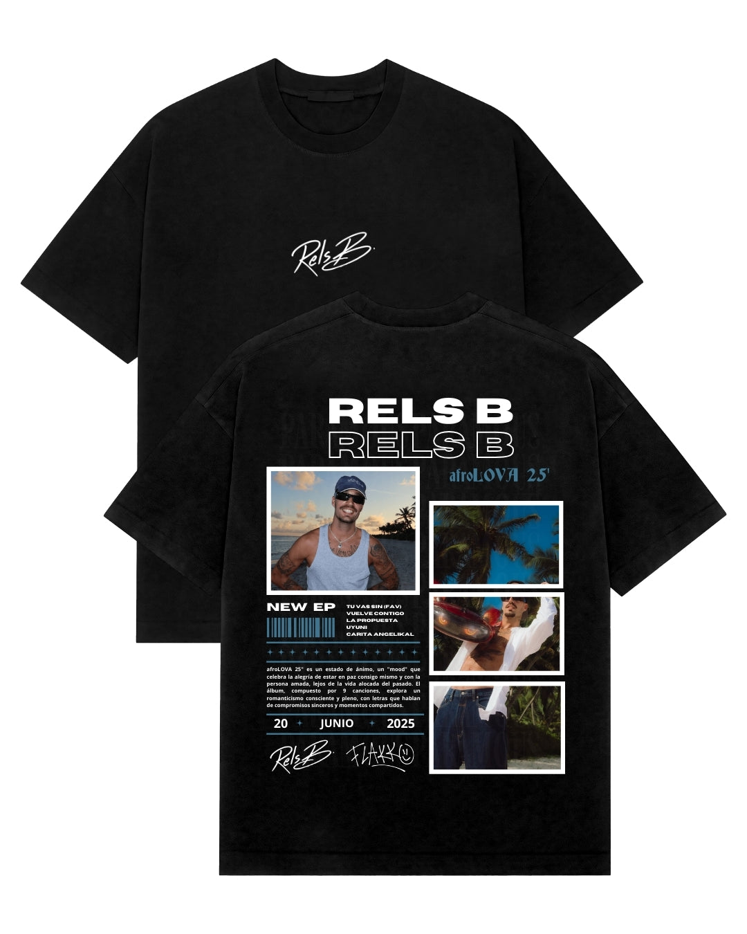 Playera Rels B Afrolova 25 Collage A New Star Tour 2025
