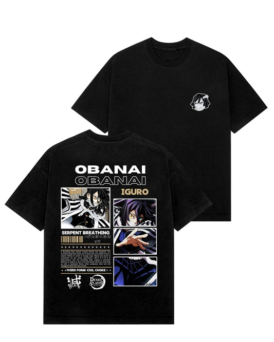 Playera Demon Slayer Obanai Iguro