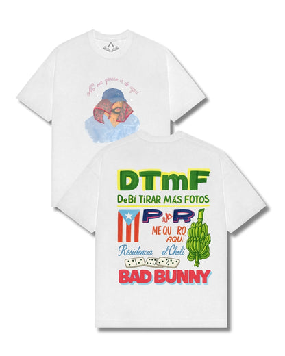 Playera Bad Bunny No me quiero ir de aquí