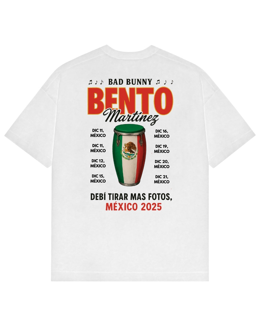 Playera Bad Bunny Salsa Benito Martinez