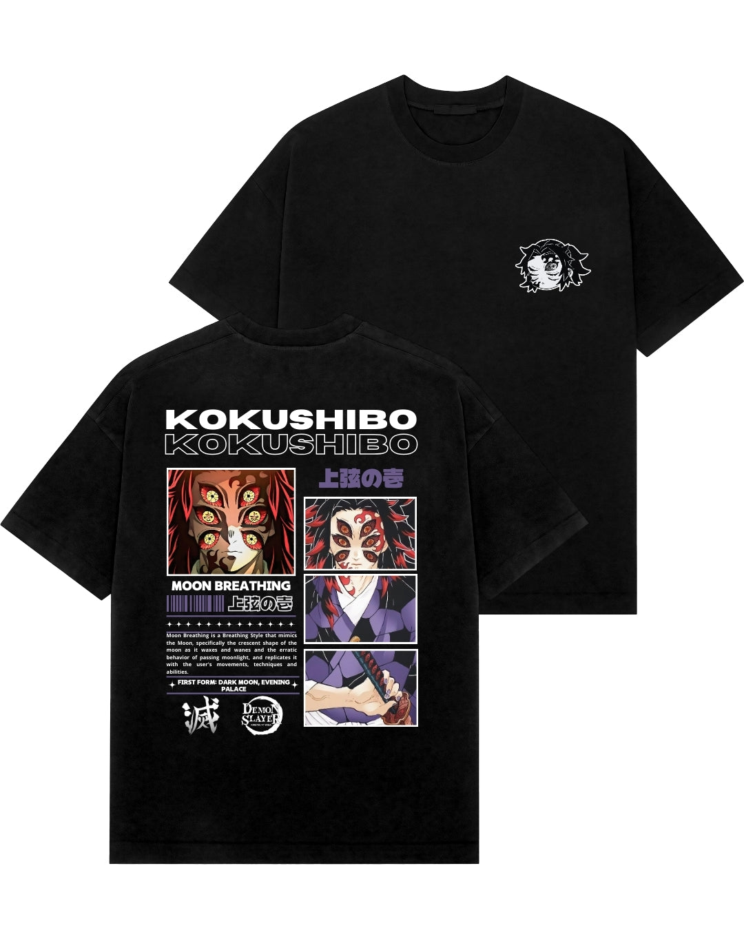 Playera Demon Slayer Kokushibo Upper Moon 1
