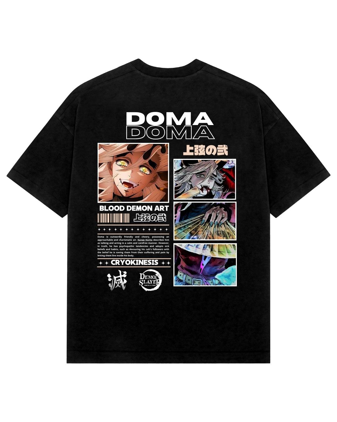 Playera Demon Slayer Doma Upper Moon 2