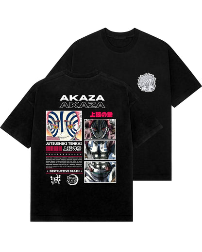 Playera Demon Slayer Akaza Upper moon  3