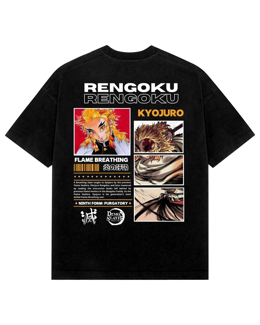 Playera Demon Slayer Kyōjurō Rengoku