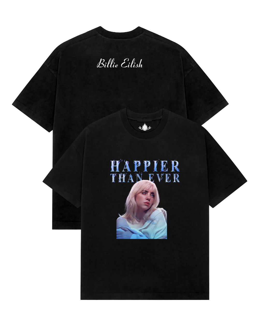 Playera Billie Eilish Happier Than Ever Blue