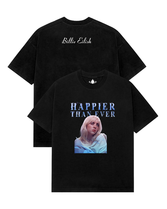 Playera Billie Eilish Happier Than Ever Blue