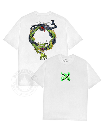 Playera Ferxxo VS Feid Green Print