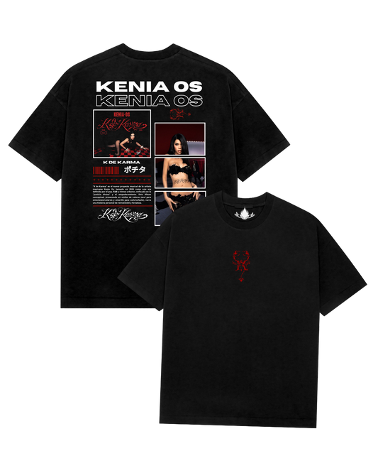 Playera Kenia Os Tour K de Karma 2026 Collage